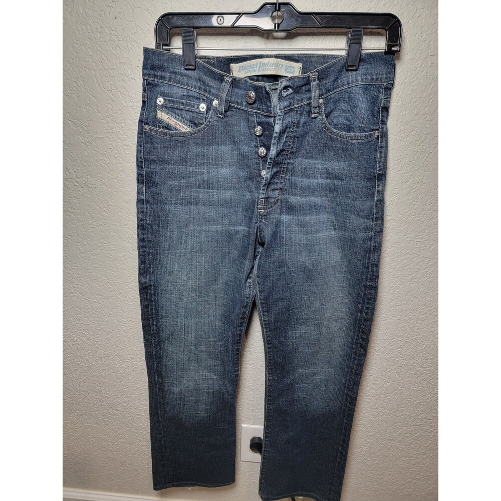 Vintage Y2K Diesel Industry Denim Division Jeans Women 26 Made Italy Bootcut